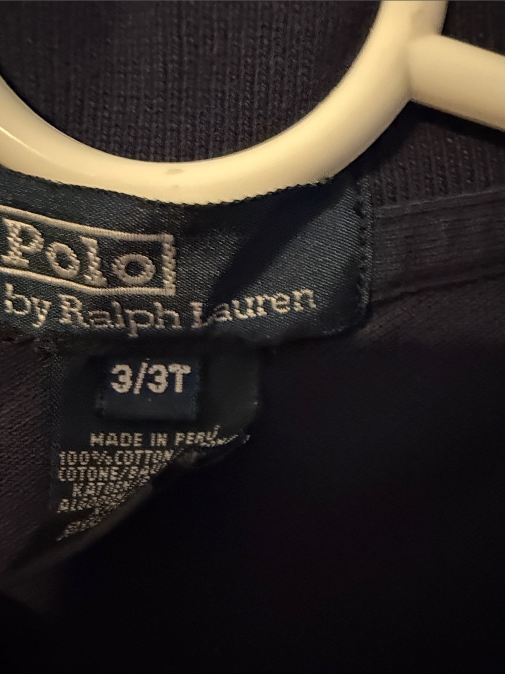 Polo by Ralph Lauren Navy Polo with Red Pony Embroidery - Picture 2 of 4